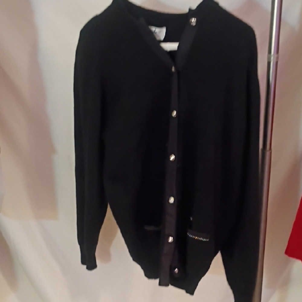 Pringle Black Cashmere Cardigan